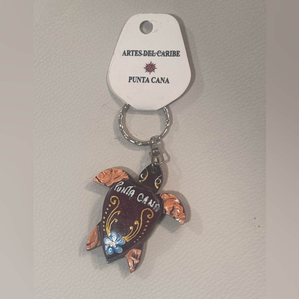 Punta Cana Turtle Keychain